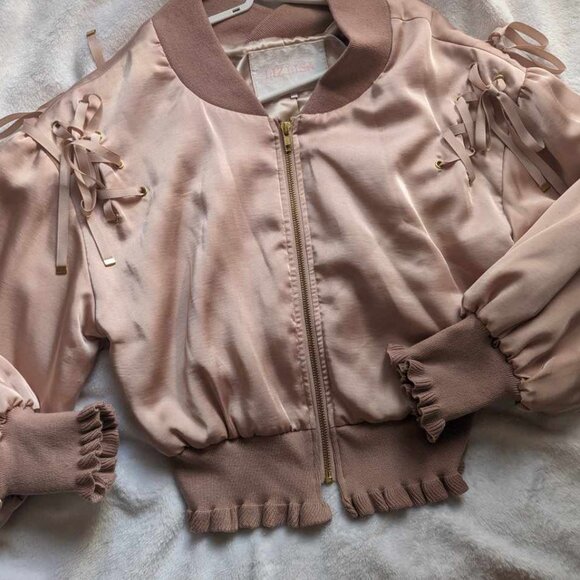 Liz Lisa LACE UP SATIN BLOUSON 2019 - Picture 7 of 8